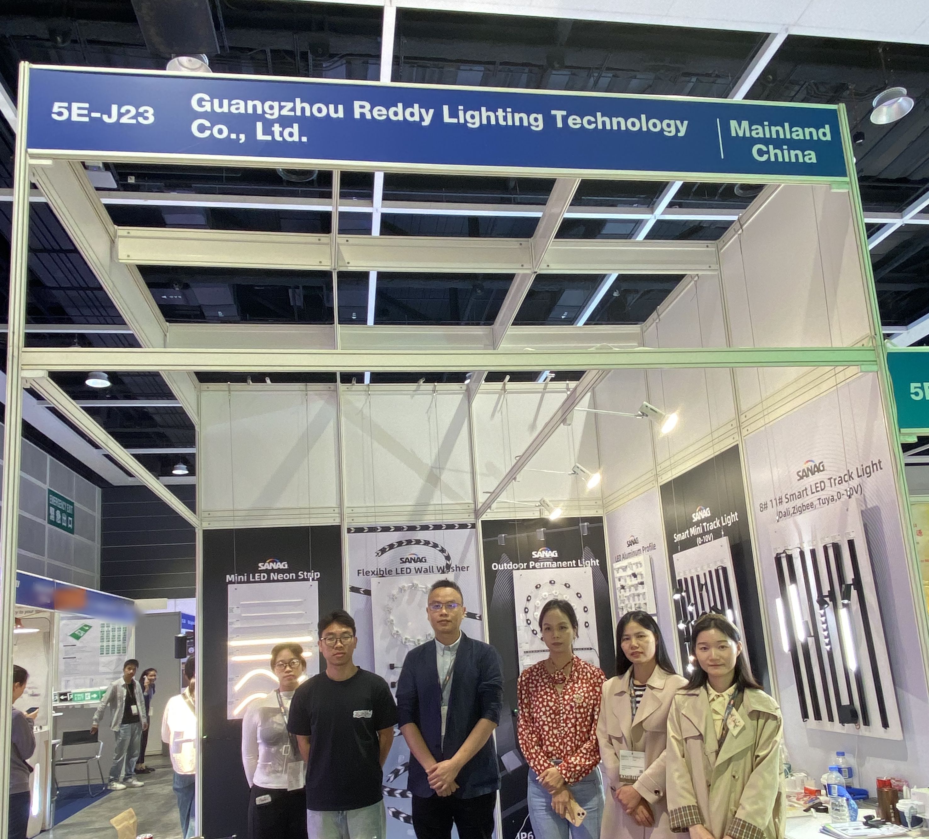 SANAG Sales Team at Hong Kong Fair