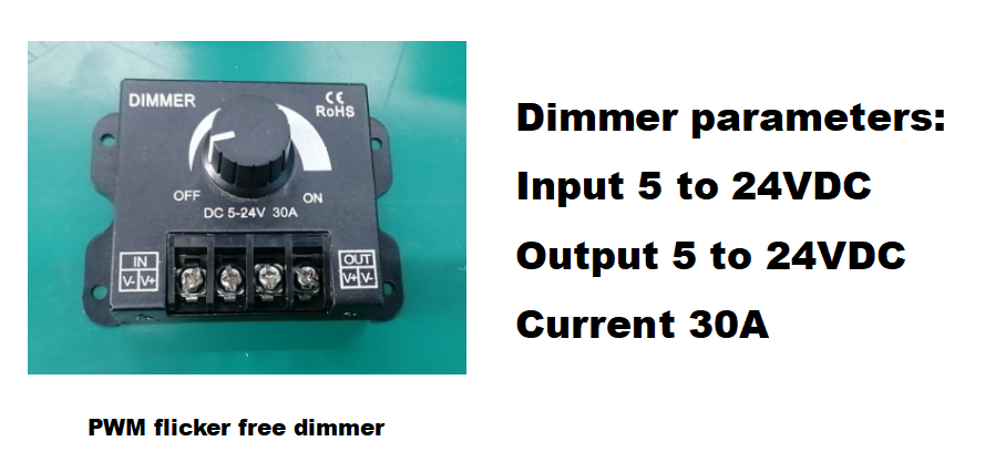 flicker-free dimmer for led track light