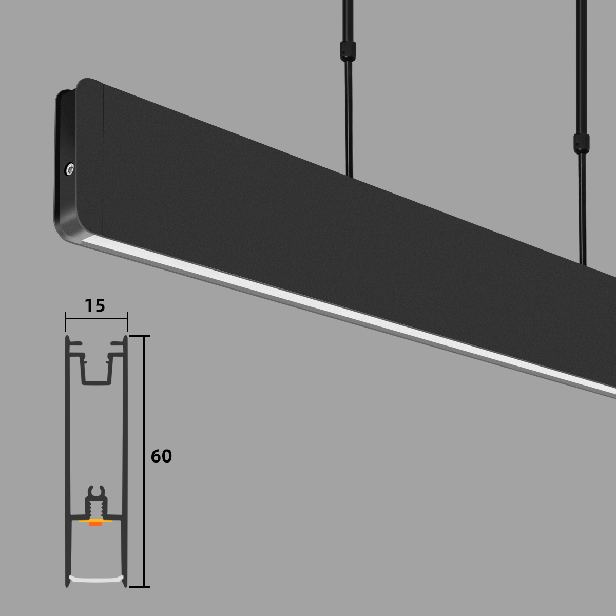 RD1560 Suspension LED Linear Light