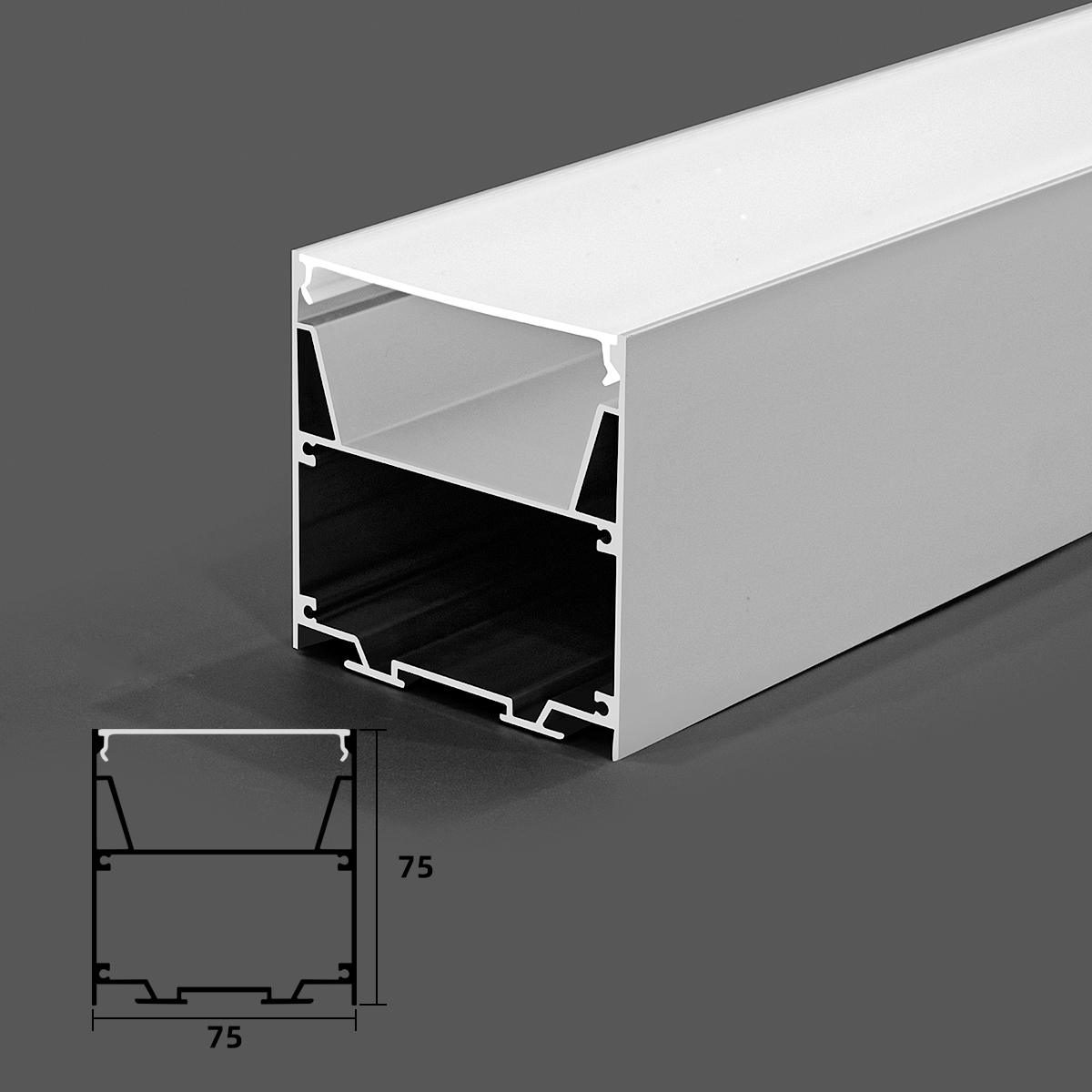 Glare-Free Office Lighting Suspended Linear LED Fixtures