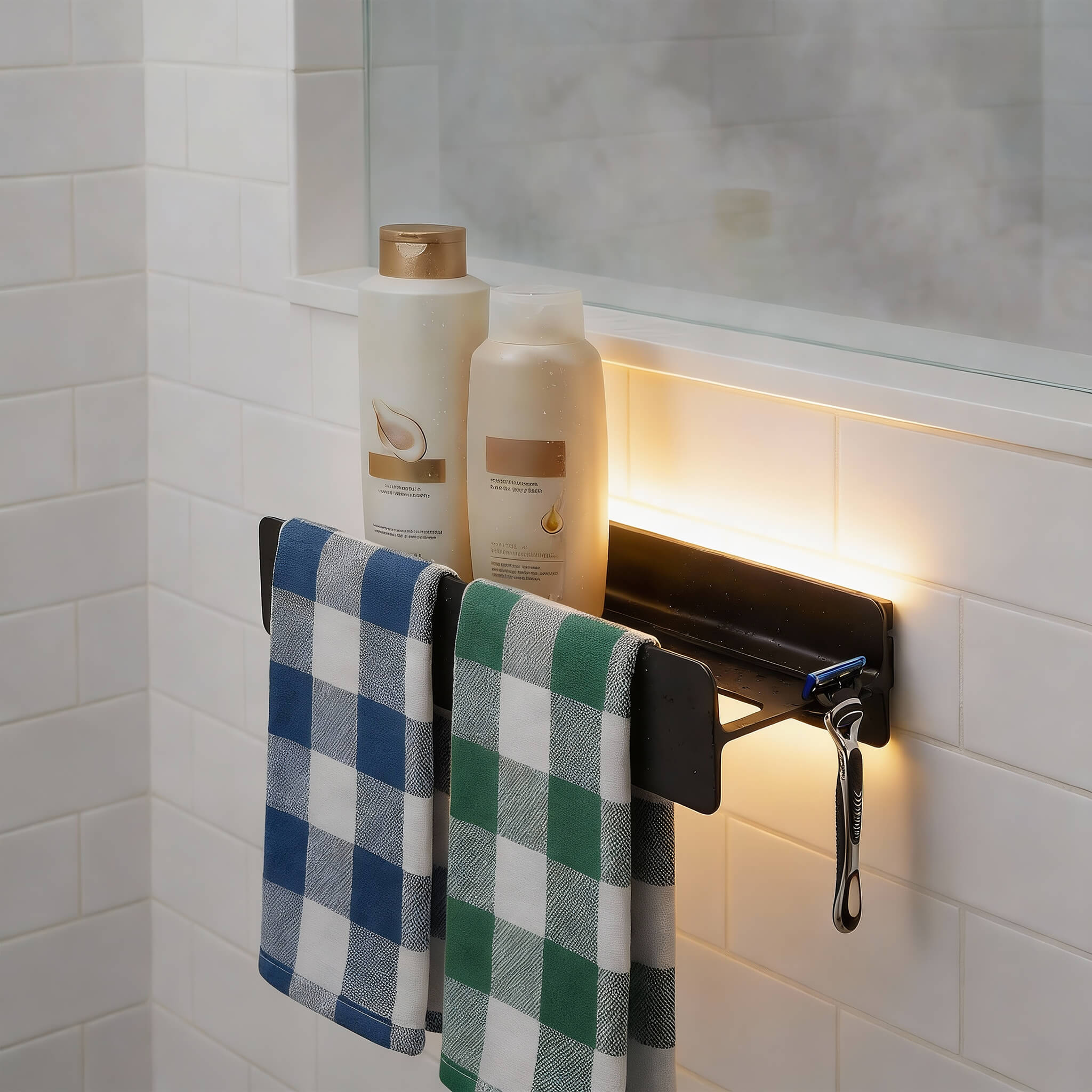 Integrated LED Wall Shelf